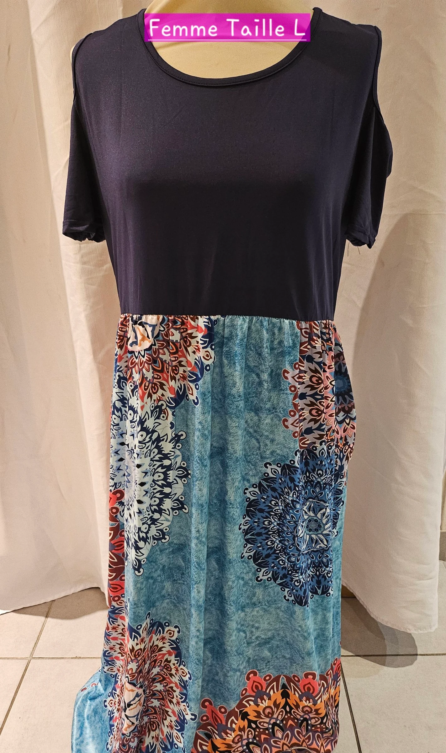 Robe été longue Taille L 
